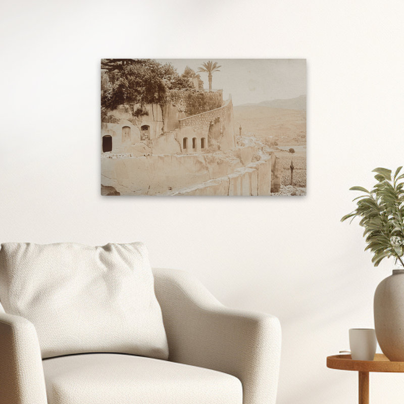 Égypte, carte postale I - site d'architecture archéologique d'aventure, H 16 po x l 24 po