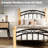 Bed Frame with Headboard, Twin Platform Bed Frame Wooden Slat Support, No Box Spring Needed-1595646796