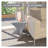 Saraye 17" Sculptural Hourglass Side Table - Fully Assembled Stackable Stain Proof End Table for Living Room, Bedroom or Patio-825360479