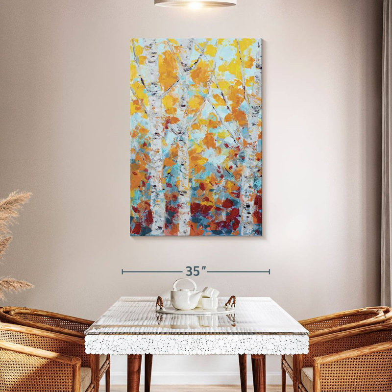Alvord Aspen October I, 48" H x 32" W