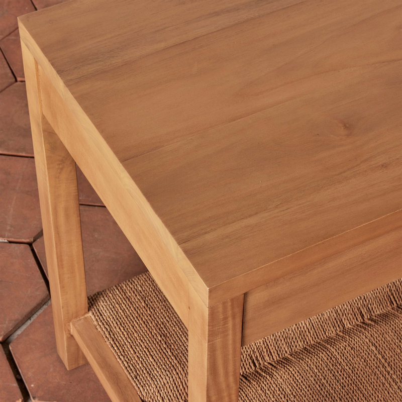 Textura Bedside Table in Natural, Natural