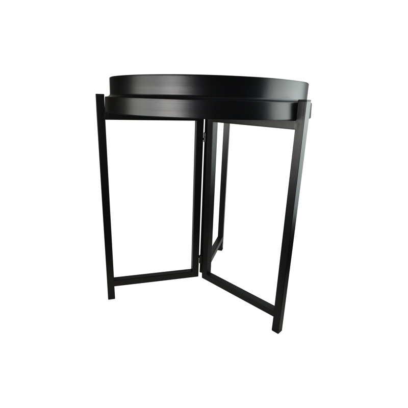 21" Round Table With Moving Gear Clock