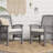 All-Weather Acacia Wood Outdoor Dining Armchair with Cushion-30599251