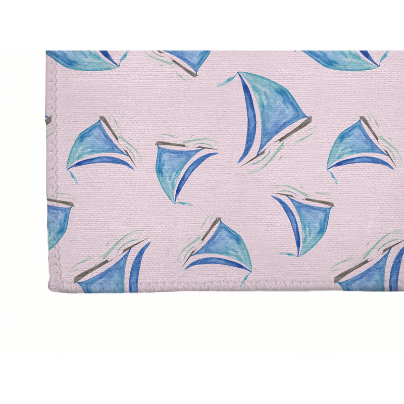 Tapis de bureau léger Summer, L 24 po x P 36 po, Rose