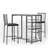 Brune 3 - Piece Dining Set-732669151