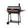 Royal Gourmet 30" Barrel Charcoal Grill with Smoker and Side Table