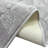 Antibacterial Soft Pile Anti Slip Smoke White Leaves Rug-1454494368