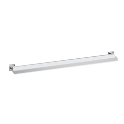 Barre d'appui carrée en métal pour douche, barre d'appui sécuritaire pour la salle de bain, rail de baignoire