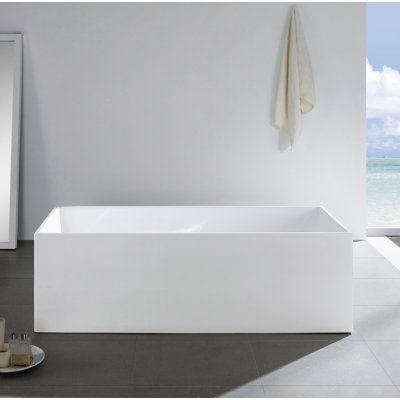 Levoir x 62.6'' Soaking Acrylic Bathtub