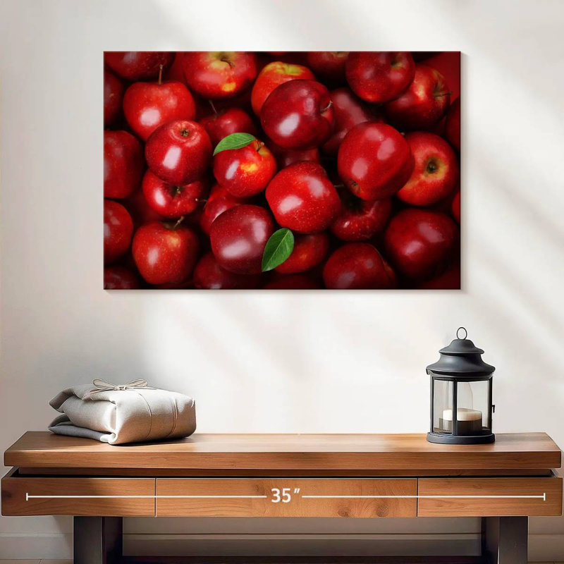 Pommes rouges fraîches Yarlin, H 16 po x l 24 po