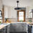 18" Minimalist Matte Black Integrated LED Ceiling Fan