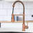 Nauxus Pull Down Kitchen Faucet-91342842