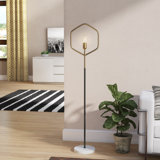 Alverez 57'' Black Novelty Floor Lamp