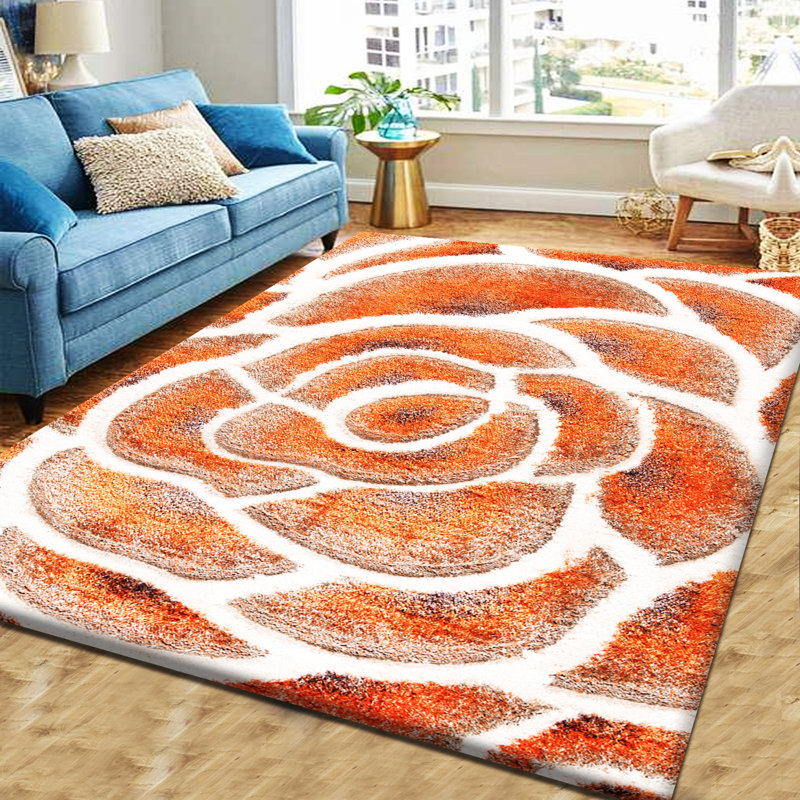 Delsy Floral Area Rug, Rectangle 160 x 230 cm