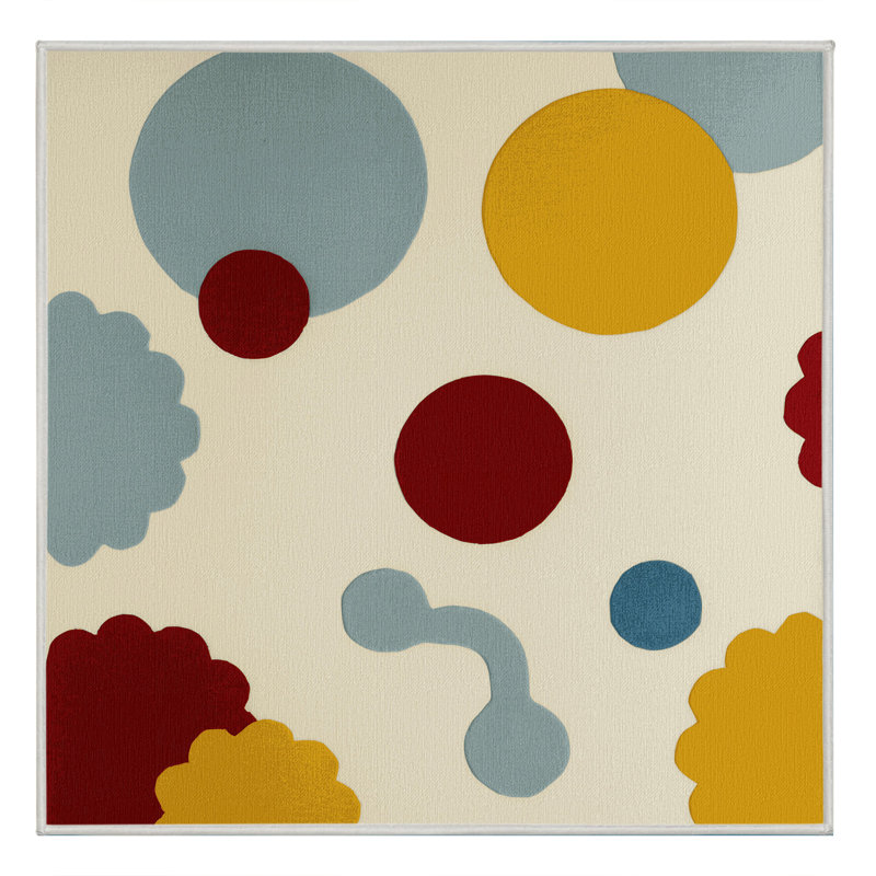 Funky Jiggle Rug, Square 3'