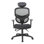 Samy Multi-Function Task Chair, Headrest, Black Mesh, Serenesoft Padding