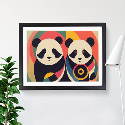 Abstract Pandas Vol.2 - Framed Print