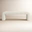 Kenneth Faux Sheepskin Bench