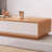 Log style simple design sense coffee table-106295989