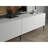 Modern White TV Stand with Metal Legs, 78.7 x 18.5 x 15.7 inches | Durable 100% Chipboard, 0.7-inch Thickness | Wall-Mountable Design, Multiple Shelves | Sleek, Stylish Furniture for Living Room & Entertainment Spaces