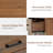Farmhouse 6 Drawer Dresser For Bedroom, 48" Wide Chest Of Drawers With Anti-Tip Design For Living Room, Hallway, Rustic Brown-1025787506