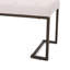 Banc rembourré capitonné