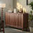 Modern Simple Pine Wood Sideboard