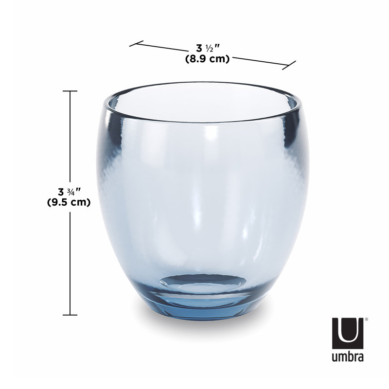 Denim Blue Acrylic Kids Toothbrush Tumbler
