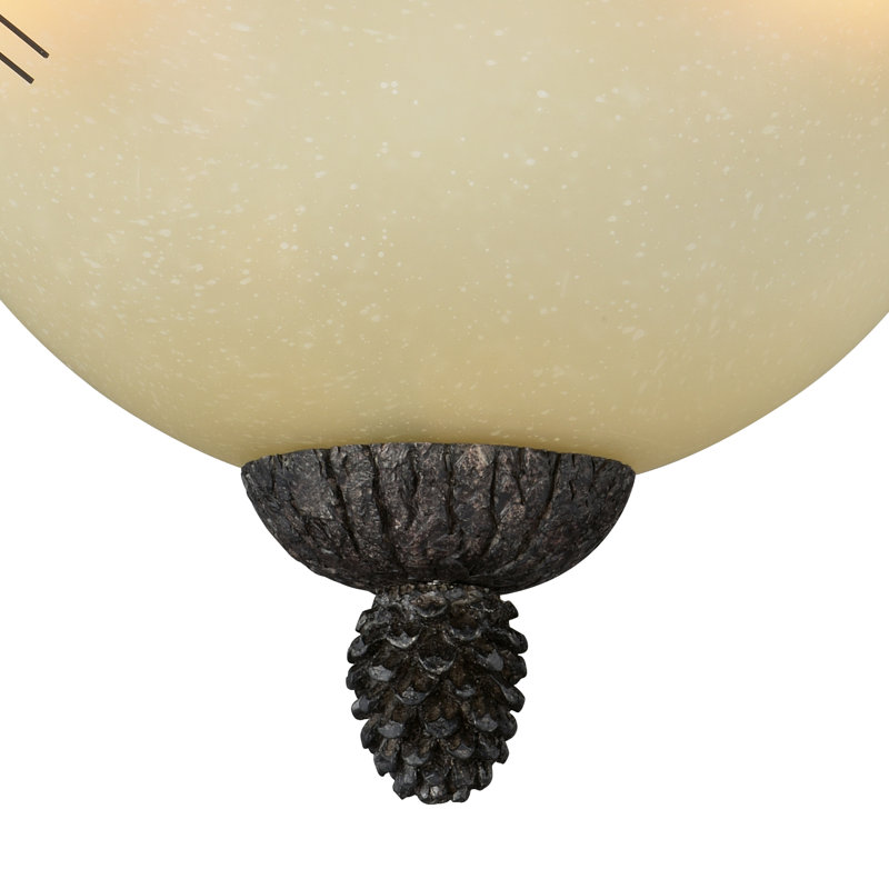 Plafonnier semi-encastré 3 lumières Stricklin