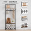 Entryway Shoe Storage With Coat Rack-1261960917