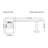 French Simple Design Black Dining Table