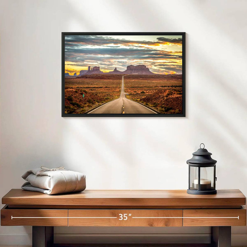 Monumental, 19" X 13", Floating Frame Black