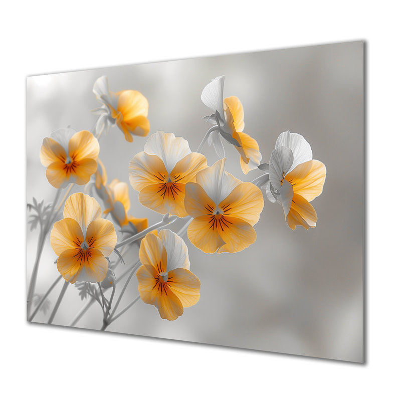 Reproduction d'art mural jaune, H 30 po x l 40 po, Sans cadre