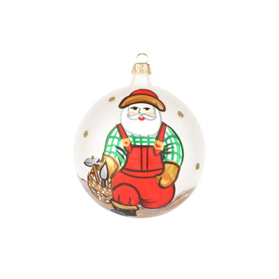 4'' Handmade People Ball Ornament