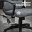 Chaise de bureau en lin Majeris-2110083597