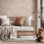 City Romance Collection Stippled Geometric Wallpaper Roll-465343593