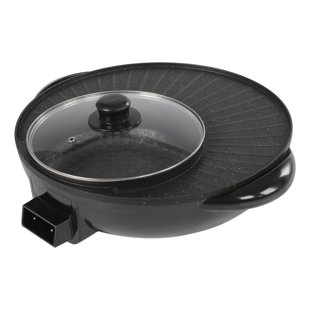 BLACK+DECKER Family-Sized Electric Griddle with Warming Tray & Drip Tray,  GD2051B 