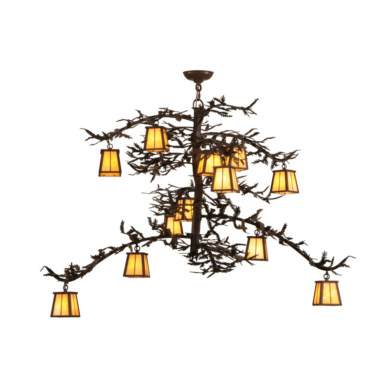Lustre linéaire moderne 12 lumières statement Cartersville
