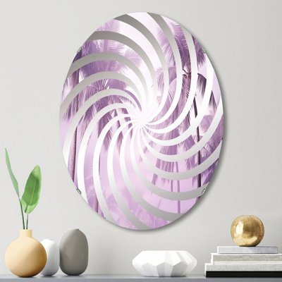 Miroir mural oval