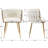 Uresti 17.75'' H Tufted Upholstered Metal Armchair-515900530-477132650