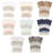 SHELL ROW 1 Bath Towel and 2 Hand Towel Set 3 Piece 100% Turkish Cotton Towel Set-1806633575