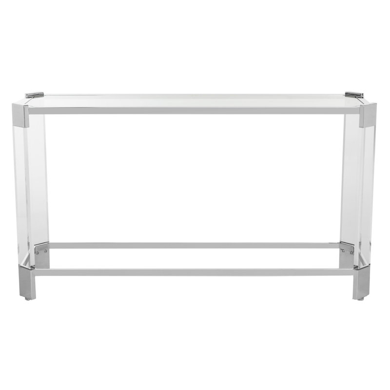 Charleston 52'' Glass Top Console Table