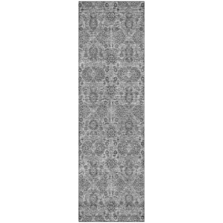 Premium Machine Washable Prisco Gray Rug