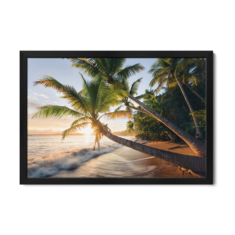Affiche «Secret Beach, Caribbean» par Stefan Hefele, H 24 po x l 32 po