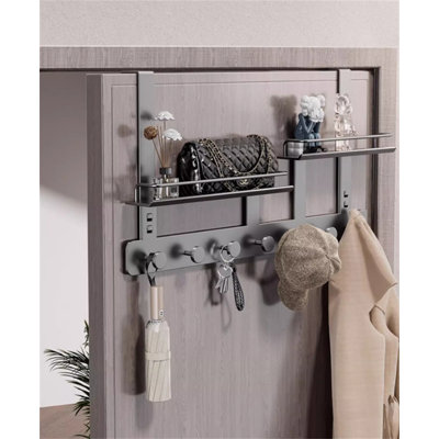 Porte-crochet en alliage d'aluminium au-dessus de la porte
