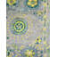 Tapis unique vert / taupe / gris anthracite de 7 pi 11 po x 10 pi One-of-a-Kind