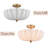 Gold 3-Light Semi Flush Ceiling Light