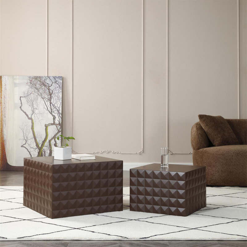 Kamuran Nesting Tables, Dark Brown