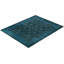 Tapis unique bleu / brun 12 pi 1 po x 14 pi 10 po Templeman
