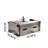 Vintage space aluminum coffee table Aluminum Top Coffee Table